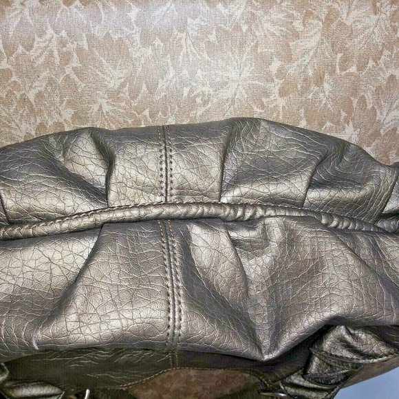 Nine West womens handbag/shoulder bag leather gray - Picture 2 of 6